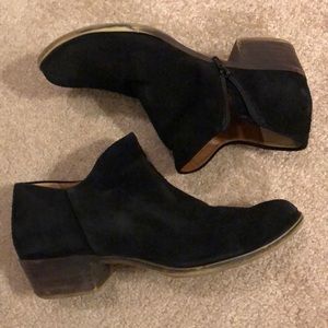 Lucky Brand Black Suede Booties